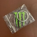 Monster Energy Team Keychain Metal Logo M Green