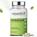 Health Veda Organics Thyroplus Supplements for Thyroid Support, 60 Veg Capsules