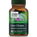 Gaia Herbs Liver Cleanse Milk Thistle 60 Vegan Liquid Phyto Caps Dairy Free