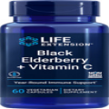 MAKE OFFER! 2 Pack Life Extension Black Elderberry  Vitamin C