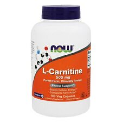 NOW Foods L-Carnitine 500 mg., 180 Capsules