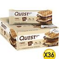 Quest Nutrition S'mores Protein Bar, High Protein (36 Individual Bars) NEW!!