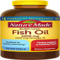 Burp Less Fish Oil 1000 Mg Softgels, Fish Oil Supplements, Omega 3 Fish Oil for
