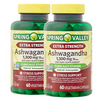 Spring Valley Extra Strength Ashwagandha Dietary Supplement, 1300 mg, 60 Vegetar