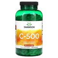 Swanson, C-500, Vitamin C with Rose Hips, 500 mg, 400 Capsules