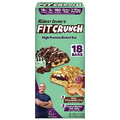 FITCRUNCH Protein Bars, Snack Size Variety Pack, Gluten Free (18 Bars, Mint Chocolate Chip & Peanut Butter Jelly)
