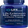 SUPER SALE Life Extension Mix Capsules Without Copper 360 caps