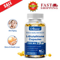 120 Pills L-Glutathione Capsules 1800MG Natural Anti-Aging Skin Whitening Pills