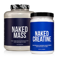 Muscle Growth Bundle: Unflavored Naked Mass and Naked Creatine