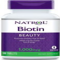 BIOTIN BEAUTY TABLETS, DIETARY SUPPLEMENT, PROMOTES HEALTHY HAIR, SKIN & NAILS