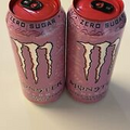 Monster Ultra Strawberry Dreams 16oz Cans. A Total Of 2 Full Cans
