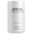 Codeage Grass Fed Beef Thymus Supplement - Freeze Dried, Non-Defatted Desiccated