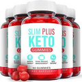 (5 Bottles) Slim Plus ACV Keto Gummies- Advanced ACV Keto Weight Loss Supplement