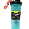 Contigo Fit Shake & Go 2.0 Mixer Bottle Bubble Tea 28 fl oz. Snap Top Carabiner