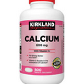 Kirkland Signature Calcium 600 mg. With Vitamin D3 500 Tablets EXP: 05/2026