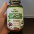 Zazzee USDA Organic Tart Cherry Extract, 120 Vegan Capsules, 3000 Mg Strength, P