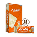 NuGo Protein Bar, Orange Smoothie, 11g Protein, 170 Calories, Gluten Free, 15 Count