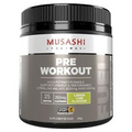 New Musashi Pre Workout Lemon Lime 225g PreWorkout 25 Serves