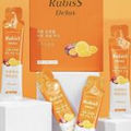 Rubiss Juice Detox, Weight loss, Combo 5 boxes-Nước Trái Cây Giảm Cân Bộ 5 hộp