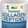 ANDREW LESSMAN Marine Collagen Peptides Powder & MSM 60 Servings - Supports Radi