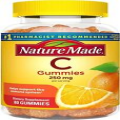 Nature Made Vitamin C 250 mg Adults Gluten Free Dietary Supplement, 80 Gummies