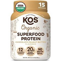 NEW KOS Protein Powder - Chocolate Peanut Butter 20.6 oz  (exp May/2025)