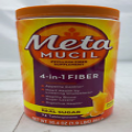 Metamucil Fiber Supplement 4-in-1 Fiber Real Sugar 72tbps Orange 30.4oz 04/2026^