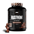 REDCON1 Ration Whey Protein, Chocolate - Keto Friendly + Gluten Free Whey Protein Powder - Contains Whey Protein Hydrolysate + Whey Concentrate (65 Servings)