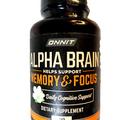 ONNIT ALPHA BRAIN HELPS SUPPORT MEMORY & FOCUS 30 CAPSULES EXP. 01/2025+