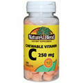 Vitamin C Chewable 250 mg 100 Tabs By Nature's Blend
