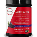 OPTIMUM EFX Amino Matrix, Performance Essential Aminos and Recovery Fuel, Intra Workout, Vegan, Informed Sport Certified, Zero Carbs, Zero Stimulants, Naturally Flavored (Grape)