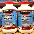 Kirkland Signature Glucosamine HCI 1500mg with MSM 1500mg 375 Tablets (2-Bottle)