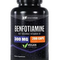 Benfotiamine 300 mg, 200 capsules, Fat Soluble Vitamin B1