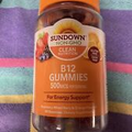 Sundown Naturals Vitamin B12 500 mcg For Energy Support - 50 Gummies Ex: 4/24
