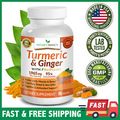 ☀ Max Strength Turmeric and Ginger With BioPerine Black Pepper | 90 Capsules
