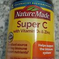Nature Made Super C with Vitamin D3,  Zinc, E  200 Tablets   Immune System