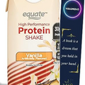 High Performance Protein Shake Equate, Vanilla, 11 fl oz, 12 Count and Bookmark Gift of YOLOMOLO