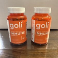 Goli Immune Gummy Vitamin - 60 Ct - Elderberry, Vitamin C, D & Zinc 05/24 2-pack