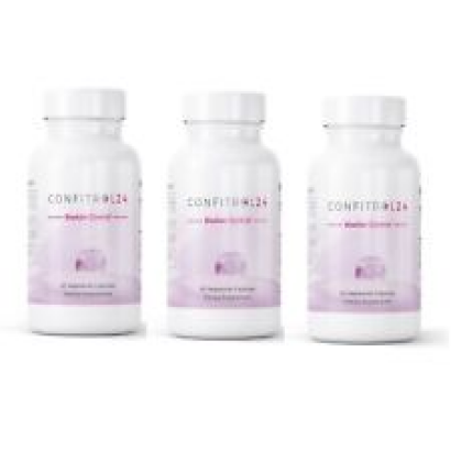 CONFITROL24 Bladder Control Supplement W/ Urox For Women - 3 Bottles