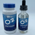 Kit Oxygen O2 capsules & drops promotes healthy oxygen levels oxigeno supplement