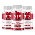 (Official 3 Pack) NTX Keto BHB Gummies for Weight Loss, NTX Keto ACV Gummies Advanced Weight Loss, NXT BHB Salts NT Apple Cider Vinegar - NTX Nutrition Keto+ACV (180 Gummies) 3 Month Supply