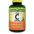2 Pack Spring Valley Vitamin C Chewable Tablets Dietary Supplement, Tropical Fru