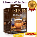 2 x Truslen Coffee Plus Instant Coffee Mix Powder Sugar Free Diet Slimming Firm