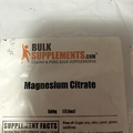 BulkSupplements.com Magnesium Citrate - Magnesium - Magnesium Citrate 17.6 oz