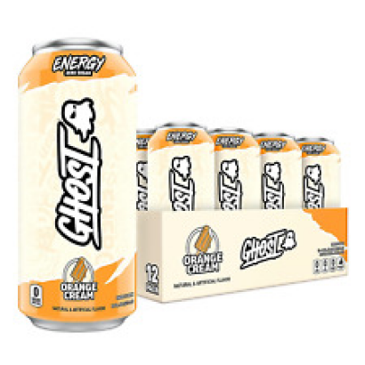 ENERGY Sugar-Free Energy Drink - 12-Pack Orange Cream 16oz Cans - Energy & ...