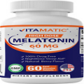Vitamatic Melatonin 60mg Fast Dissolve Tablets - 60 Vegan Tablets