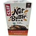 Clif Bar Organic Nut butter variety 16ct Chocolate & Peanut Butter
