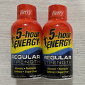 2-Pack 5 Hour ENERGY Shot, Regular Strength, Berry, 1.93 Oz, Exp 06/24