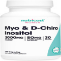 Nutricost Myo Inositol & D-Chiro Inositol for Women 2000mg 120 Capsules