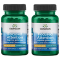 Swanson Focused Attention Alpinia Galanga - Caffeine-Free 300 mg 30 Caps 2 Pack